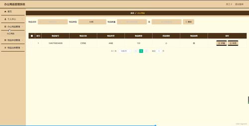 基于SpringBoot的辦公用品管理系統設計與實現